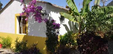 Santo Antão: Hotel Casa Maracujá - gelber Bungalow