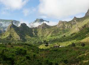 Kapverdische Insel São Nicolau Blick zum Monte Gordo