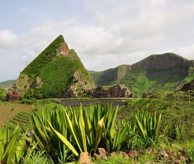 Kapverdische Insel Santiago Von Rui Vaz nach São Domingos