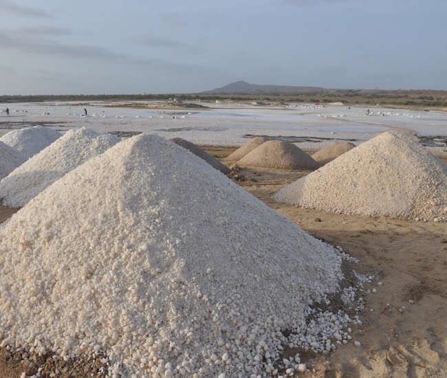 Kapverdische Insel Maio - No Streß - Salzgewinnung