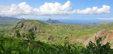 Kapverdische Insel Santiago Mietwagenrundreise für Selbstfahrer: Santiago nach der Regenzeit