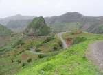 Kapverdische Hauptinsel Santiago Straße nach Rui Vaz