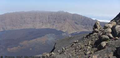 Fogo Blick in die Caldeira