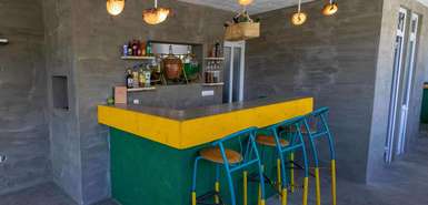 Santo Antão: Hotel Casa Maracujá - Blick auf die Bar