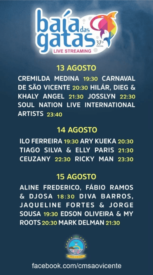 Programmflyer Baía das Gatas 2021